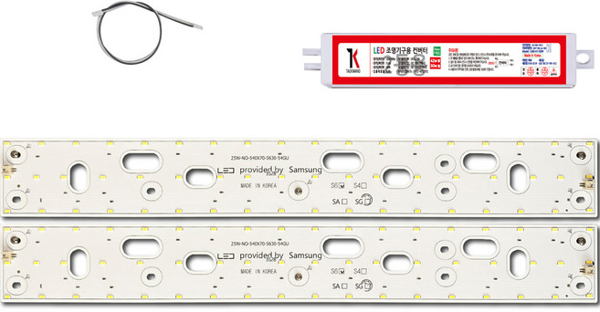 泰光LED 模組 + 安定器 2燈 照明模組 替換套組 SA 6500K 540 x 70 50W, 1套, 晝光色