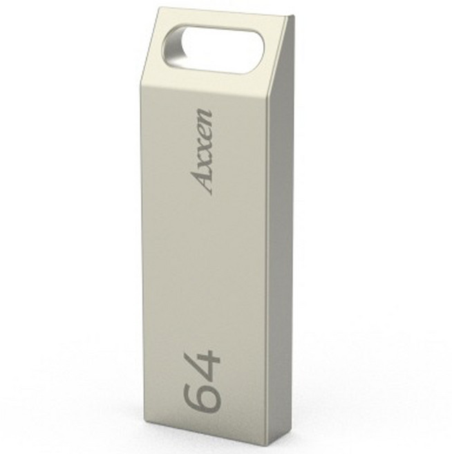 액센 메탈블럭형 USB 메모리 U26, 64GB, 1개