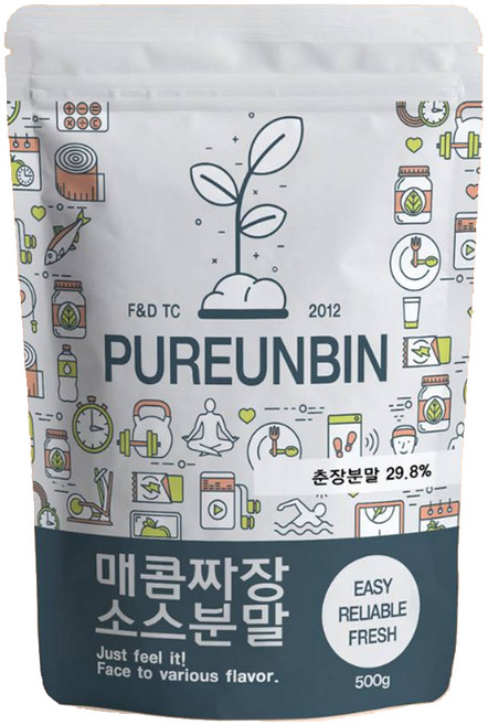 푸른빈 매콤 짜장 소스 분말, 500g, 1개