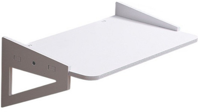 제이라이프 스퀘어보드 빔프로젝터 선반 화이트 가드레일, 1개