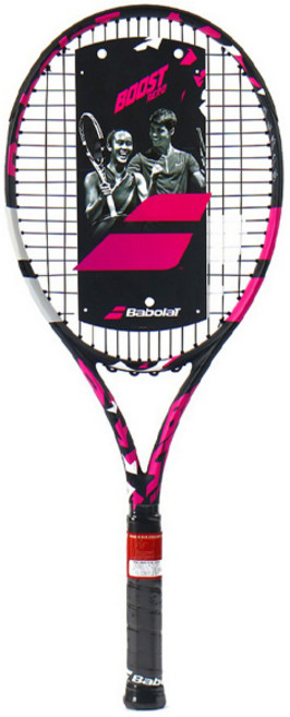 BABOLAT Boost Aero 102 16*19 2握把球拍 260g+球拍套, 黑色+粉色, 單品
