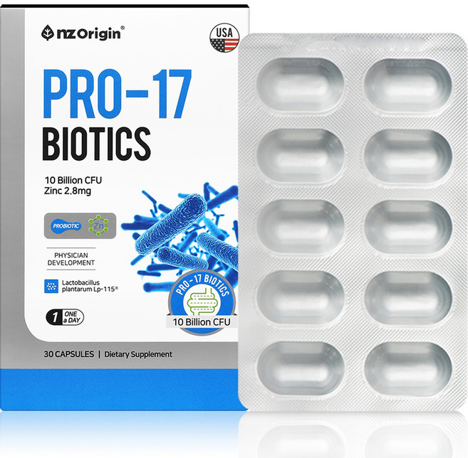 엔젯오리진 프로 17 바이오틱스 15g, 1개, 30정