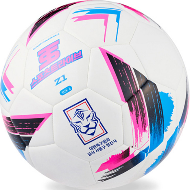스포츠트라이브 Z1 축구공 STZ1 화이트, STZ1-4W, 1개