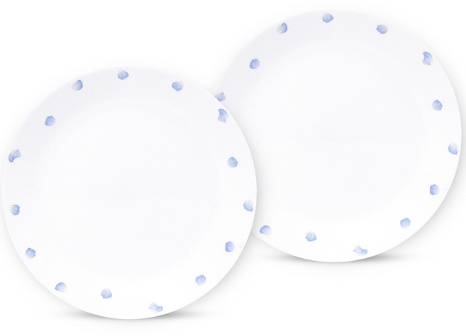 바칠레 메이릴 원형 소 접시, 혼합색상, 2개