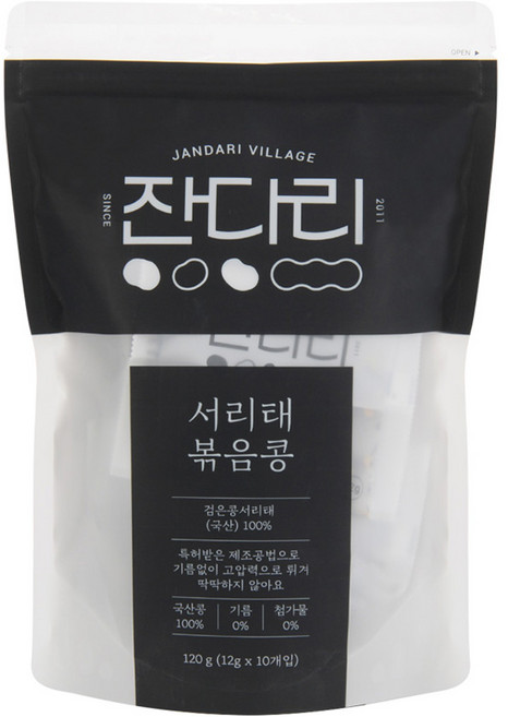 잔다리 서리태 볶음콩 로스팅견과 10p, 120g, 1개