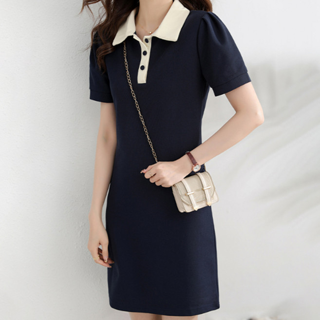 페이퍼먼츠 큐트 카라 데일리 캐주얼 원피스 04701 빅사이즈 포함