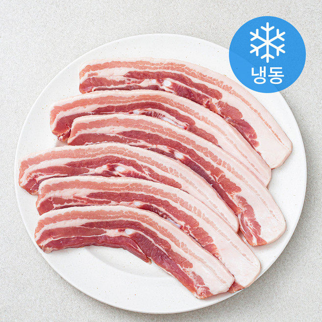 데일리이츠 MAUM 오스트리아산 삼겹살 구이용 10mm (냉동), 1kg, 1개