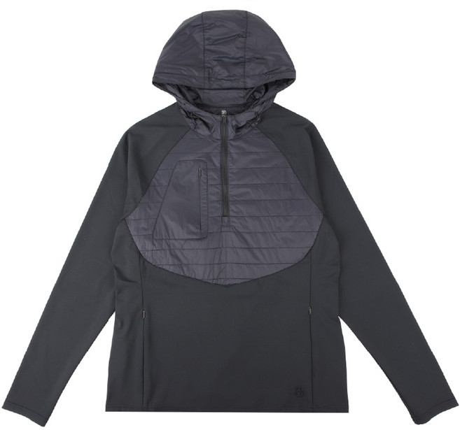 지포어 남성용 후드 쿼터 집 니트 G4MF22O33