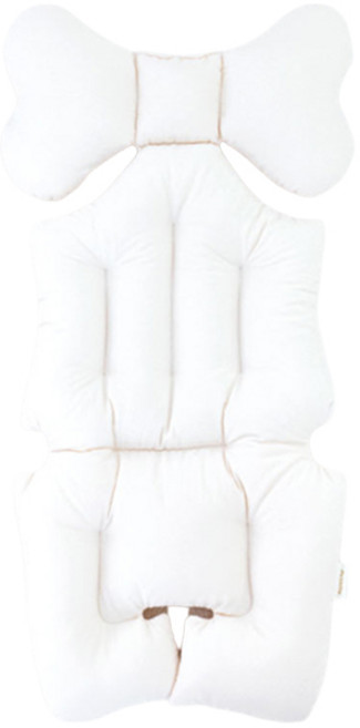 마롤로뜨 내추럴 신생아 카시트 유모차 라이너, 아이보리, 1개