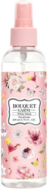 부케가르니 리프레쉬 화이트머스크 스프레이 데오드란트, 200ml, 1개