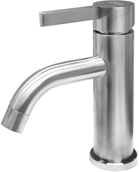 미리내 SUS304 스테인리스 원홀 세면 수전 0S4100, 1개