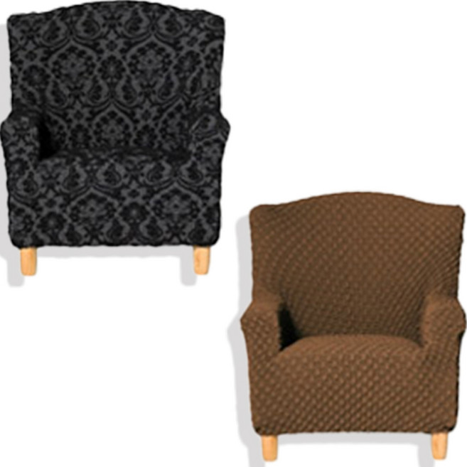 소파스킨스 그라나다 1인용 소파커버 + 세비야 1인용 소파커버 세트, 다크그레이(그라나다), 엔틱브라운(세비야), 1개