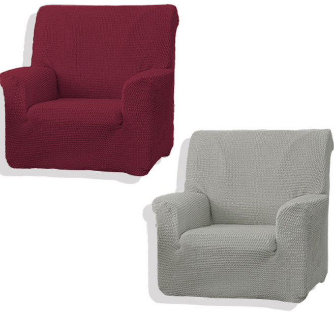 소파스킨스 론다 소파 1인용 소파커버 2종 세트, 로즈와인, 애쉬그레이, 1개