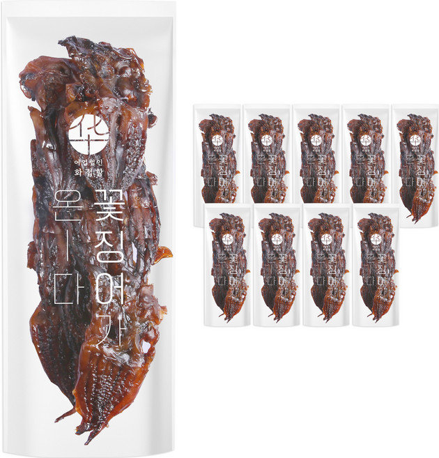 화접항 통다리 꽃징어가 온다 오징어다리, 20g, 10개