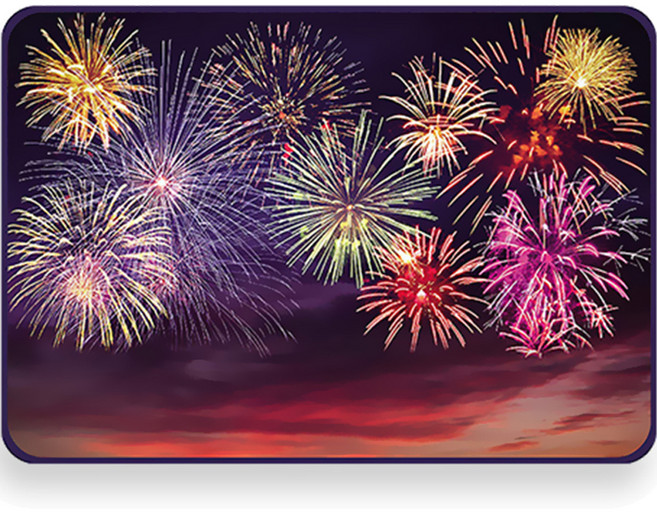 히키스 발수매트 돗자리, 불꽃놀이