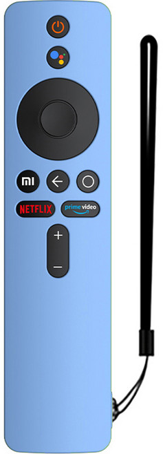 GRAYCO 샤오미 TV 스틱 4K 컬러 풀커버 리모컨 케이스 + 손목 스트랩 SKY 야광, 1개