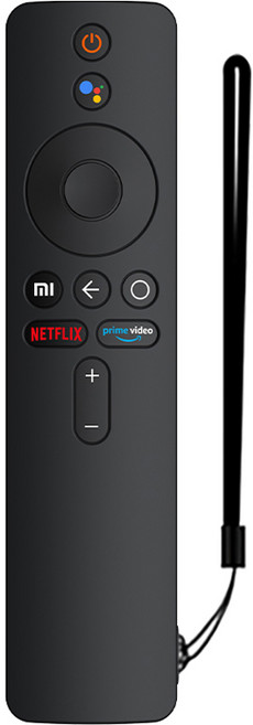 GRAYCO 샤오미 TV 스틱 4K 컬러 풀커버 리모컨 케이스 + 손목 스트랩 BLACK, 1개