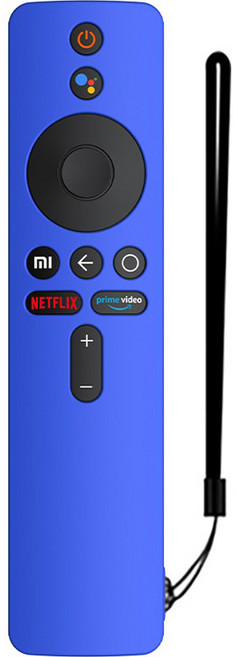 GRAYCO 샤오미 TV 스틱 4K 컬러 풀커버 리모컨 케이스 + 손목 스트랩 BLUE, 1개