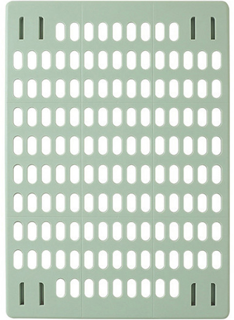 라이프스윗 못없이 타원형 타공판 정리 수납 페그보드 42 x 30 cm, 그린, 1개