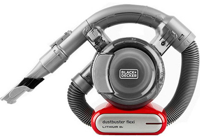 블랙앤데커 18V 플렉시 무선 핸디청소기, PD1810LR, 레드