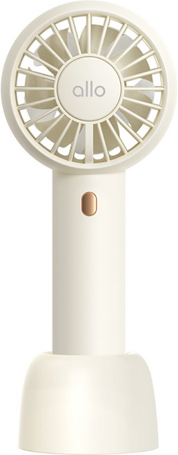 알로코리아 휴대용 선풍기, F2, 크림