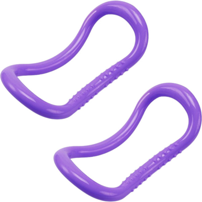클레어라 스포츠 종아리 마사지 요가링, 퍼플, 2개
