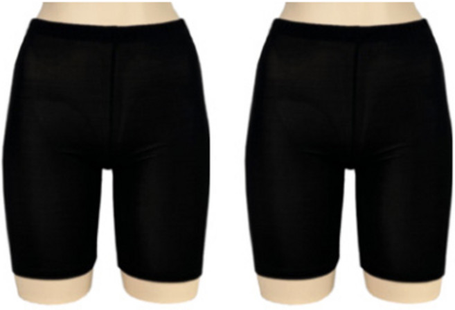 올리비아바비 인견 솔리드 스판 5부 속바지 2p