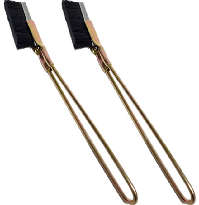 월드크린 일자형 나일론 브러쉬, 혼합색상, 2개