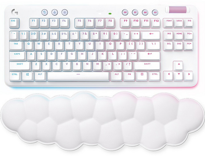 로지텍 오로라 컬렉션 무선 게이밍 텐키리스 키보드 G715 리니어, YR0085, 적축