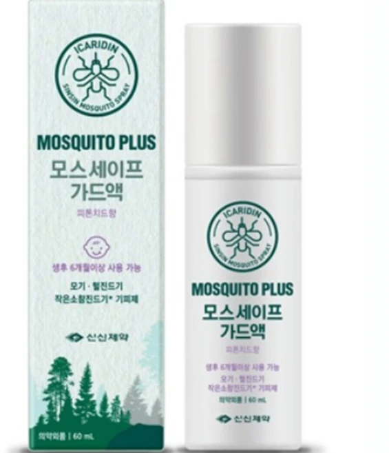 신신제약 모스세이프 가드액 이카리딘 해충기피용품, 1개, 60ml - 쿠팡