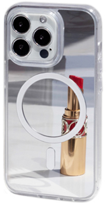 iRUDA 맥세이프 미러 투명 범퍼 휴대폰 케이스