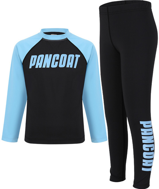 팬콧 아동용 초등학생 수영복 래쉬가드 상하의 세트 RKCO23BR04