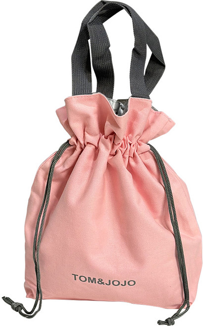 살림의발견 파스텔 도시락 보냉 가방, 핑크