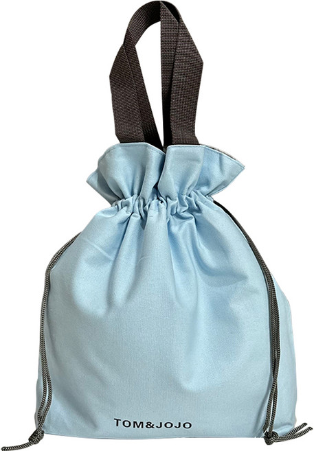 살림의발견 파스텔 도시락 보냉 가방, 스카이블루