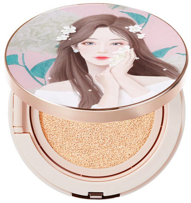 makeup helper 安瓶光澤氣墊 23g, 1個, 23號 米色