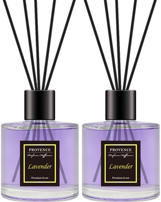 더허브샵 프로방스 퍼퓸 디퓨저, 라벤더, 140ml, 2개