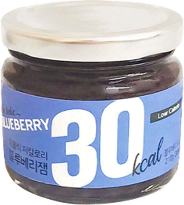 잼홀릭 저칼로리 콩포트 블루베리잼, 1개, 200g