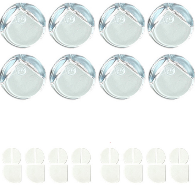 러브포베이비 코너 보호대 8p + 추가스티커 8p 세트, 투명, 1세트, 4.2cm