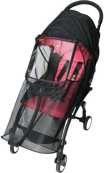 와우베이비 스토케 요요 유모차 모기장커버, 블랙, 1개