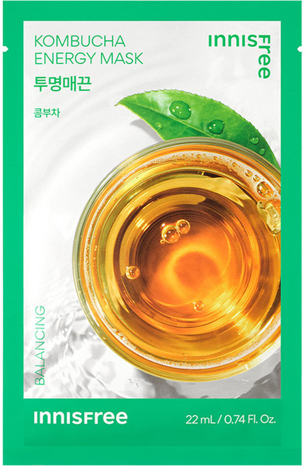 이니스프리 New 콤부차 에너지 마스크 22ml, 1개입, 1개