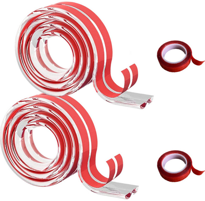 러브포베이비 모서리보호대 + 여분테잎 세트, 투명, 2세트