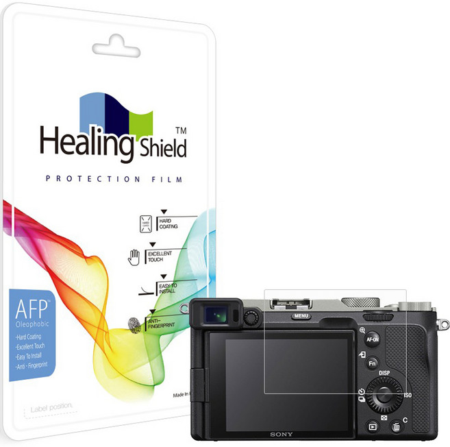 힐링쉴드 소니 올레포빅 고광택 액정보호필름 2p 세트, A7C, 1세트