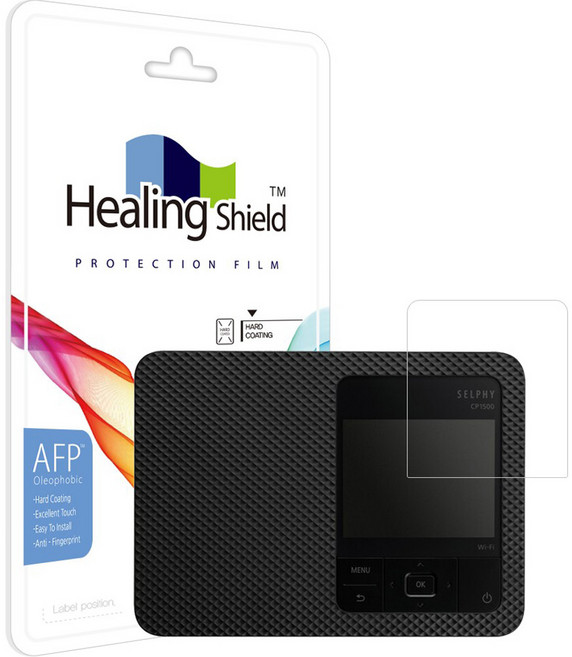 Healing Shield Original Oleophobic系列AFP疏油高光螢幕保護貼 2入組 Canon Selphy CP1500適用, Canon Selphy CP1500, 1套