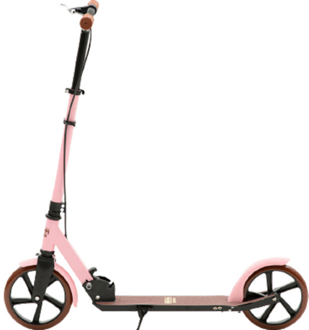 아톰킥보드 클래식 영 수동 두발 킥보드, 핑크, 1개