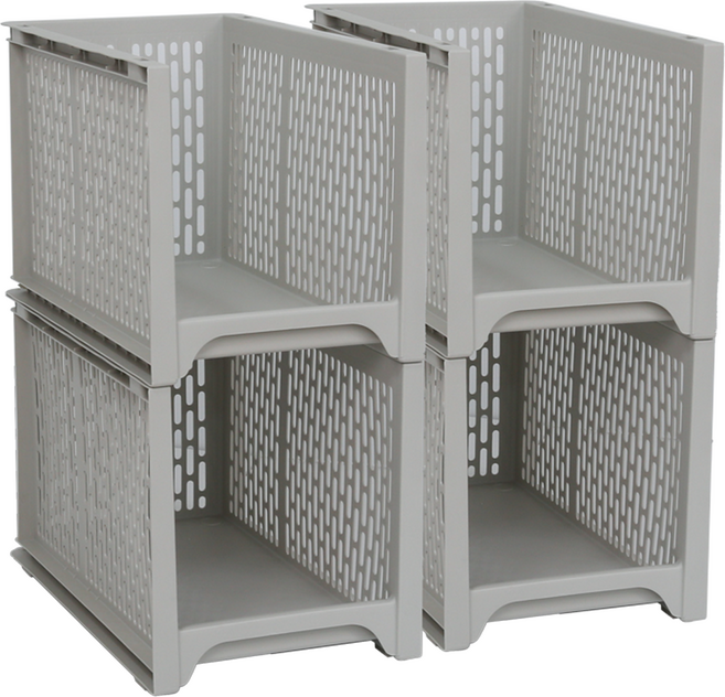 틈새 수납정리대 4p, 그레이