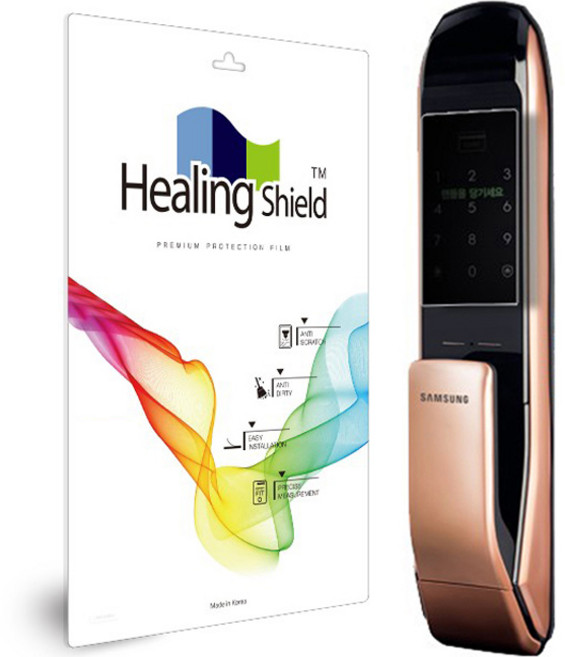 힐링쉴드 도어락 사생활 정보 보안기필름 세트, 1세트, 삼성SDS SHP-DP830