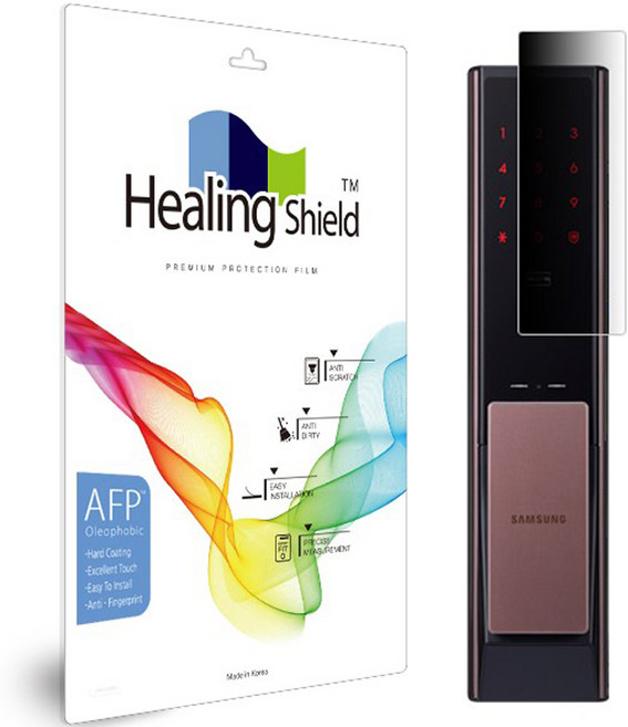 힐링쉴드 도어락 사생활 정보 보안기필름 세트, 1세트, 삼성SDS SHP-DP751