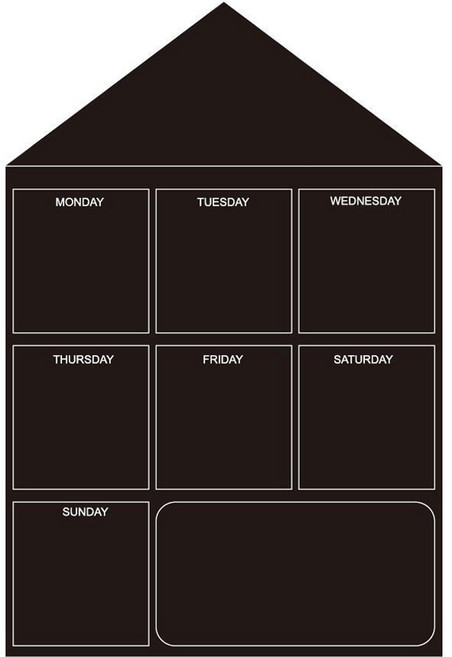 신중상점 심플 감성 자석 메모보드, 혼합색상, 1개