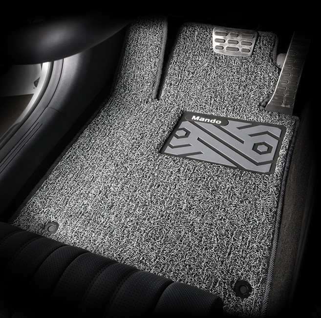 HL만도 컬러풀 엣지 와이드 볼륨쿠션 코일 카매트 1 + 2열, 렉서스 ES 7세대 2018.11~, 그레이