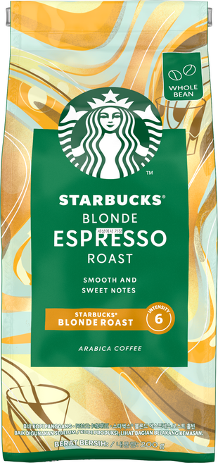 스타벅스 블론드 에스프레소 원두 랜덤발송, 200g, 1개, 홀빈(분쇄안함)